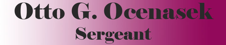 Otto G. Ocenasek Banner